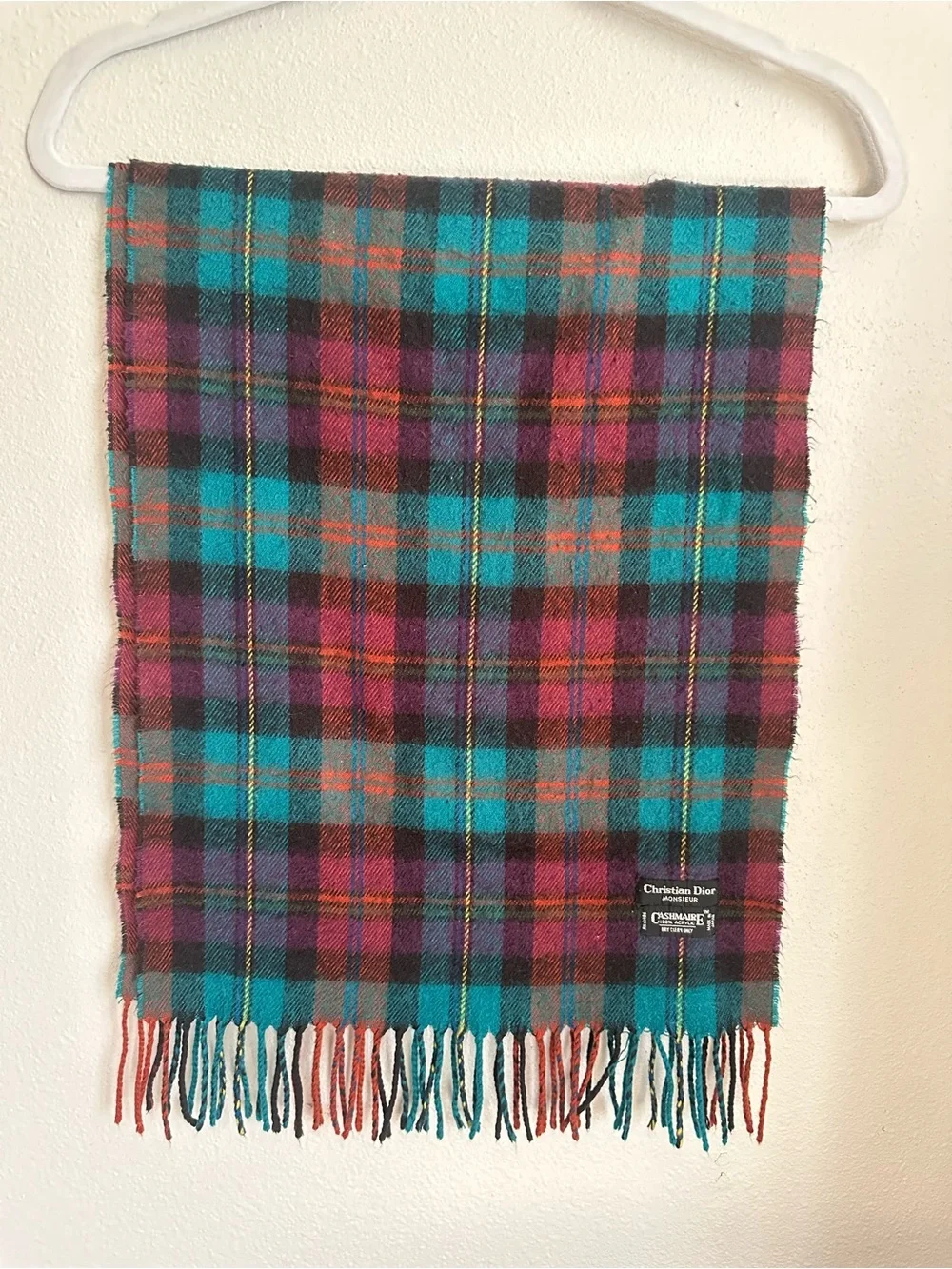 Vintage Christian Dior Monsieur scarf